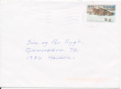 Norway Cover Sent To Halden 14-12-2009 Single Stamped - Lettres & Documents