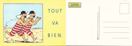 Dupont-Dupond ( Tintin )- Tout Va Bien ... - Publicité : Touring Assistance - Hergé
