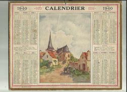 Calendrier Des Postes G-F  De Haute-Savoie 1940 -Pages Complètes ( COMBLEUX Dans Le Loiret ) - Grossformat : 1921-40