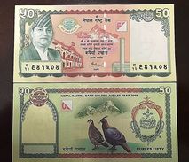 C) NEPAL BANK NOTE 50 RUPEES ND 2005 UNC - Népal