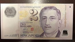 C) SINGAPORE BANK NOTE 2 DOLLARS ND 1999 UNC - Koweït
