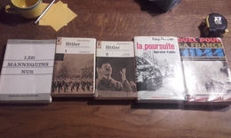 Lot De 5 Livres-sur Le Theme De La 2eme Guerre Mondiale-ww2 - Lots De Plusieurs Livres