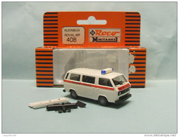 Roco Minitanks - VW VOLKSWAGEN T3 Transporteur KLEINBUS MILITARY POLICE ROYAL MP Militaire Réf. 408 NBO HO 1/87 - Strassenfahrzeuge