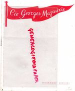 83 - TOULON - PROGRAMME COMPAGNIE GEORGES MAZAURIC -THEATRE OPERA OPERETTE- VEUVE JOYEUSE-LEHAR-1958-DARRIES-ARTAUX- - Programme