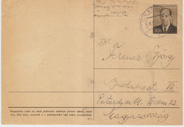 CZECHOSLOVAKIA POSTAL CARD 1958 - Enveloppes