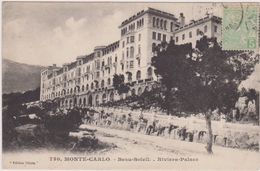 Cpa,MONACO,MONTE-CARLO EN 1913,hotel Beau Soleil,prestige,luxe,riviera Palace,rare,éditio Coté Giletta,rare - Other & Unclassified