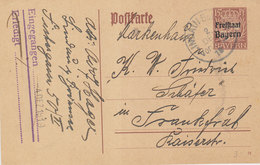 BAYERN COVER POSTAL CARD 1919 - Andere & Zonder Classificatie