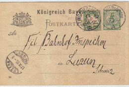 BAYERN COVER POSTAL CARD - Other & Unclassified