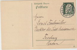 BAYERN COVER POSTAL CARD 1912 - Sonstige & Ohne Zuordnung