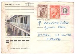 CUBA - 1987 - 5 Jutia + 20 Almiqui + 5 Marti - Casa De Carlos Manuel De Cespedes, Bayamo - Viaggiata Da Arcos De Canasí - Storia Postale