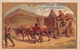 Chromo - Chocolat IBLED - Chariots Mérovingiens - Ibled