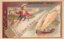 Chromo - Chocolat IBLED - Sur L'eau - Bateau - Ibled
