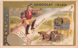 Chromo - Chocolat IBLED - En Voiture - Diligence - Ibled