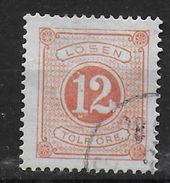 Sweden Losen 12 öre Perf. 14 - Postage Due