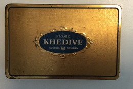 OLD EMPTY TIN   TOBACCO  KHEDIVE   AUSTRIA - MÜNCHEN - Tabaksdozen (leeg)