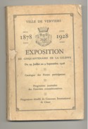 VERVIERS - Livre - Exposition Cinquantenaire De La Gileppe 1878 /1928 - Programme + Catalogue Sponsors- Barrage (b209) - Belgique