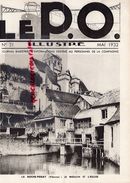 REVUE  P.O. ILLUSTRE-N° 21-ROCHE POSAY-1932-BORDEAUX-PAUILLAC-GENTILLY SCEAUX-VIOLETTE TOULOUSE-NANTES-CAPDENAC LE HAUT - Chemin De Fer & Tramway