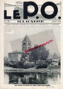 REVUE P.O. ILLUSTRE-N° 28-1933-SAINT LEON LA VEZERE-CROZATIER--ORLEANS TOURS-EL MANSOUR-CHATEAUROUX-87-SAINT OUEN BELLAC - Railway & Tramway