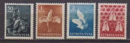 TRIESTE ZONA B - 1951 ANIMALI DOMESTICI  COLORI CAMBIATI SASS. 35-36 MNH XF+++++++++++++++++++++ - Ongebruikt