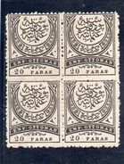 TURQUIE 1888 * - Impuestos