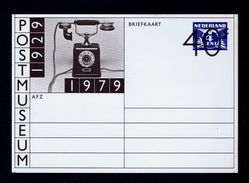 Telephones Telecomunications Post Museum Mail Courrier Nederland 1929 - 1979 Postal Stationery Sp4506 - UPU (Wereldpostunie)