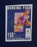 BURKINA FASO Basket Ball, Basketball, Baloncesto, J.O. ATLANTA Yvert N°932 NON DENTELE, IMPERF. Neuf ** MNH - Baloncesto