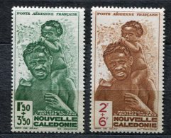 3478  NOUVELLE CALEDONIE  PA  N° 36/37**  1942     SUPERBE - Neufs
