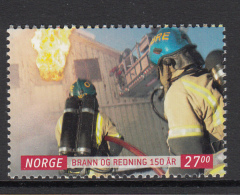 Norway 2011 27k Fire Fighters On Scene - Fire And Rescue Services 150 Years - Ongebruikt