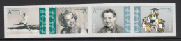 Norway 2012 Strip Of 4 Sonja Henie, Thorbjorn Egner - Nuovi