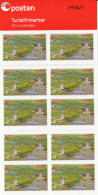 Norway 2012 Booklet Of 10 A Verden Crossing The Dovre Mountains - Tourism - Unused Stamps