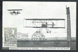 +++ CPA - Quinzaine D'aviation De STOCKEL - Un Atterrissage En Vol Plané - Avion Aviateur  // - St-Pieters-Woluwe - Woluwe-St-Pierre