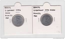 BRASIL  5 CENTAVOS ACERO  1.994  KM#632  MBC/VF     DL-7337 - Brasile