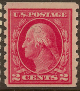 USA 1912 2c Washington P8.5xImp SG 422 HM #AAY153 - Unused Stamps