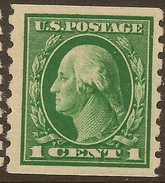 USA 1912 1c Washington P8.5xImp SG 421 UNHM #AAY152 - Unused Stamps