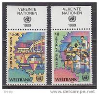PGL - ONU UNO WIEN N°89/90 ** AVEC TAB - Unused Stamps