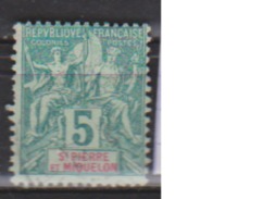 SAINT PIERRE ET MIQUELON       N° 62         OBLITERE  ( O 411 ) - Used Stamps