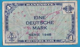 DEUTSCHLAND BANK DEUTSCHER LÄNDER 1 MARK 1948 Banknote - 1 Mark