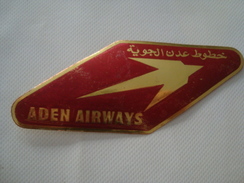 ADEN AIRWAYS LOGO STICKER - 40s. 14,5X6 CM. YEMEN. - Adesivi