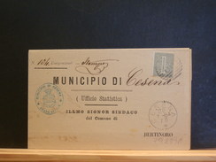70/299A     LETTRE  ITALIE DE FORLIMPOPOLI  1884 1C. - Postwaardestukken