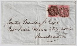 GB, 1858, Paar Nach  NL  ,Mi. Ca. € 200,-  # 8401 - Cartas & Documentos