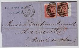 GB, 1863, Brief Nach Frankreich  ,Mi. Ca. € 160,- Gute Erhaltung  # 8402 - Storia Postale