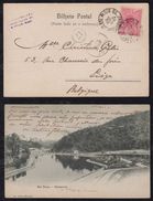 Brazil Brasil 1906 Picture Postcard SAO PAULO To LIEGE Belgium Cantareira - Cartas & Documentos