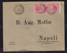 Brazil Brasil 1906 Cover 3x100R Madrugada S. ANTONIO To NAPOLI Italy - Storia Postale