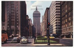 New York City NY, Park Avenue, View From 51st Street, Old Cars, C1950s Vintage Old Postcard - Manhattan