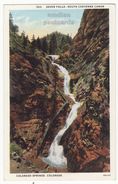 USA, Colorado Spings CO, Seven Falls - South Cheyenne Canon, Antique C1920s Unused Vintage Postcard - Colorado Springs