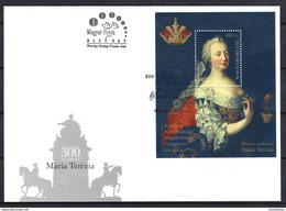 HUNGARY 2017. Maria Terezia Nice Sheet On FDC - Ongebruikt