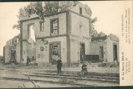 La Guerre 1914-15 - La Gare Après Le Terrible Bombardement - Sillery