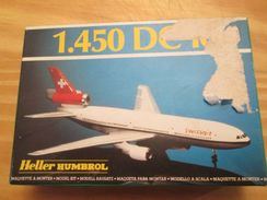 Kit314 Maquette Plastique à Monter - échelle 1/450e - HELLER CADET DOUGLAS DC-10  , Complète Avec Décals Et Notice , Non - Flugzeuge