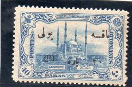 TURQUIE 1913 * - Strafport