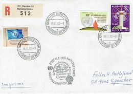 UN Genf - Einschreiben / Registered Letter (O792) - Lettres & Documents